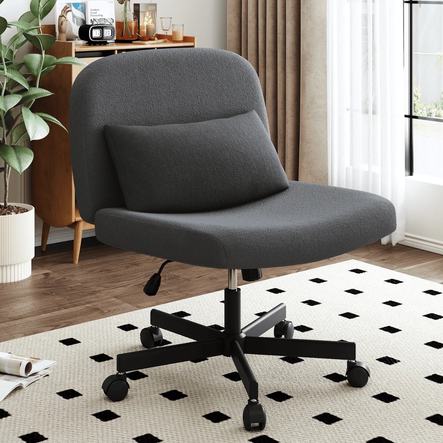 ONBRILL Massage Cross-Leg Office Chair