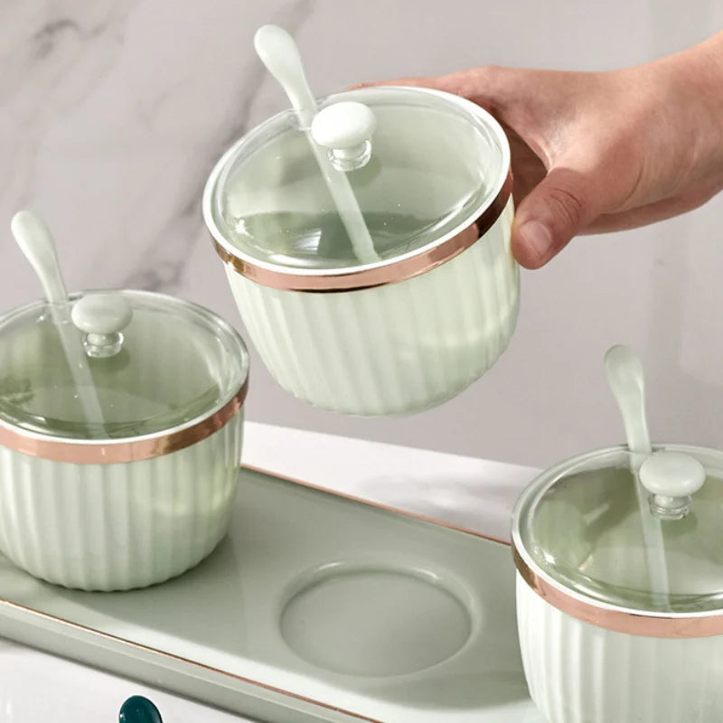 Luxury Kitchen Spice Jar Set