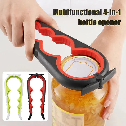Multi-Functional 4-in-1 Can & Bottle Opener