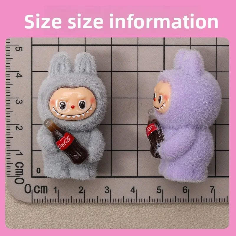 Coke Bottle Flocked Figure Toy