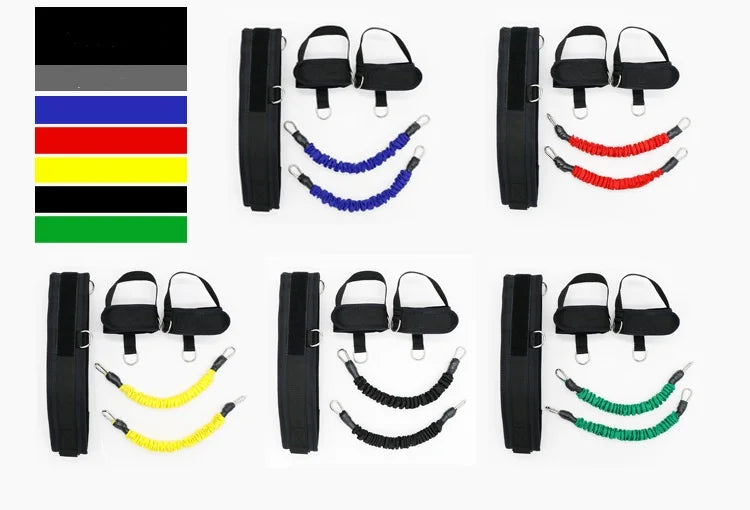 Adjustable Leg Resistance Bands Set