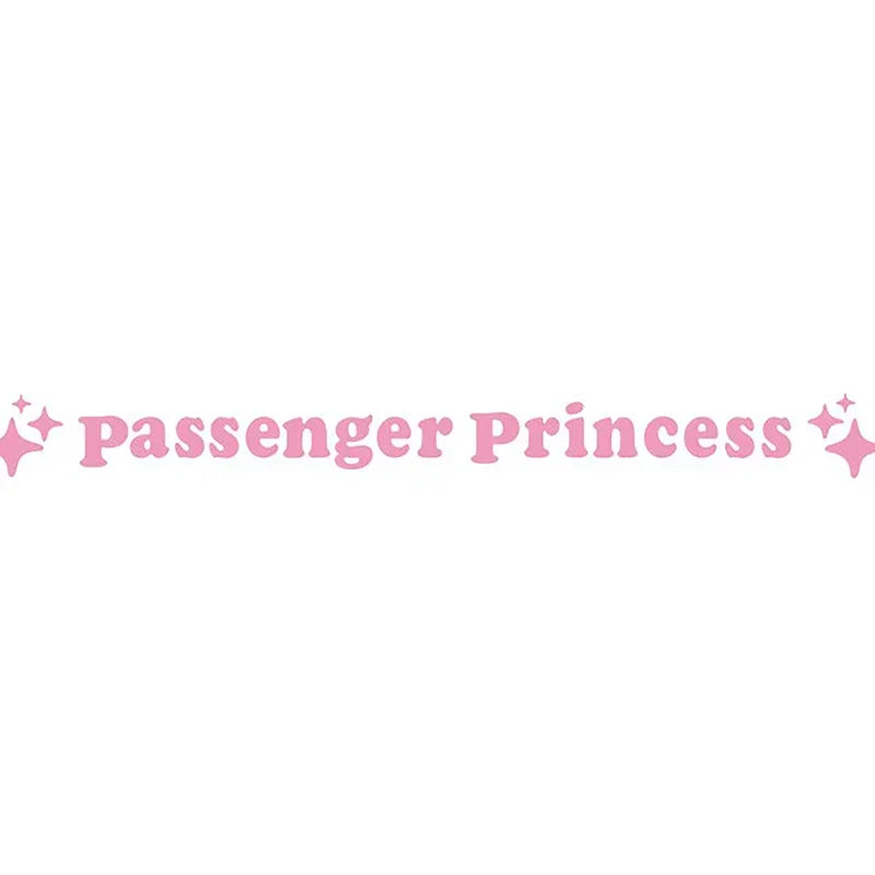 Passenger Princess Star Mirror Stickers