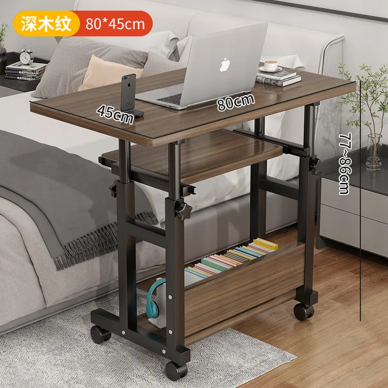 YQXH Mobile Adjustable Wooden Desk