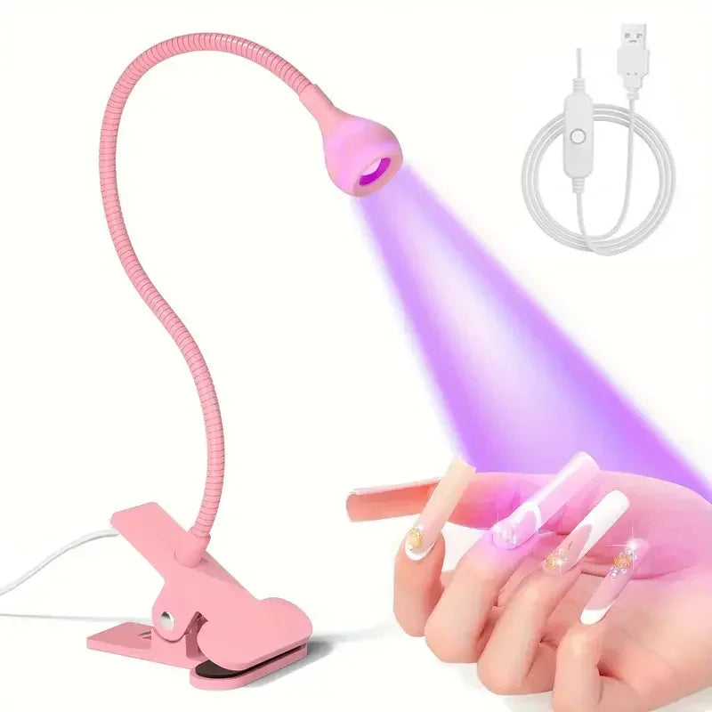 Clip-On Mini UV Nail Lamp