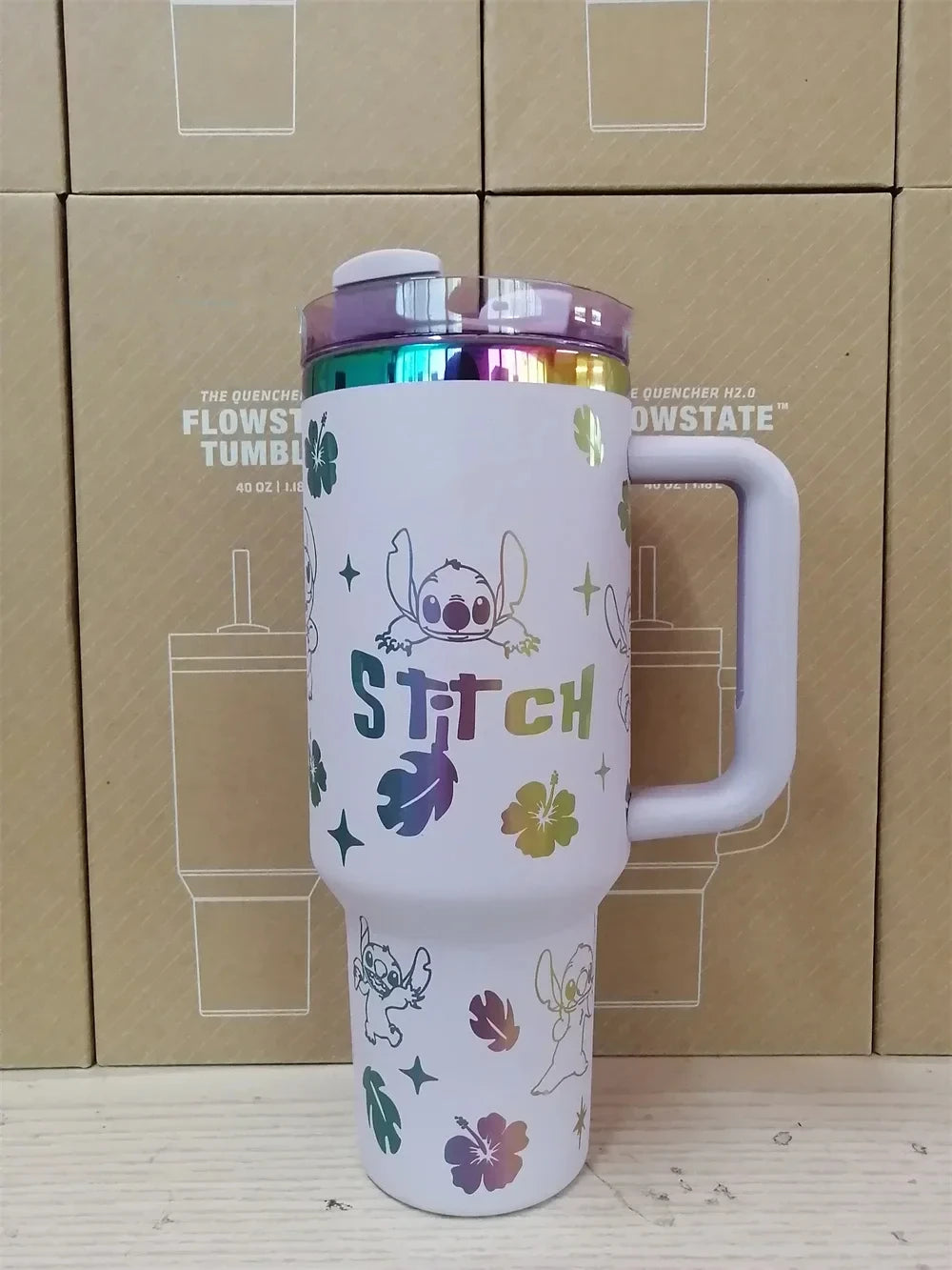 Bandai Miniso Stitch Thermal Travel Cup
