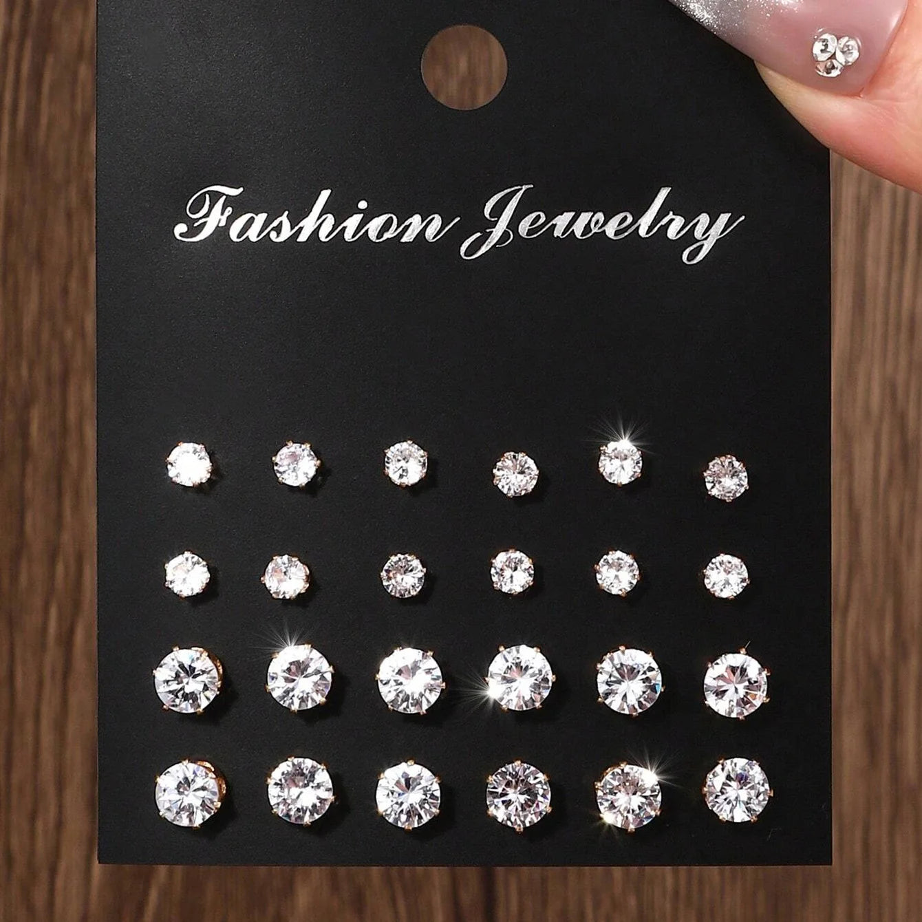 Luxury Zirconia Earrings Set