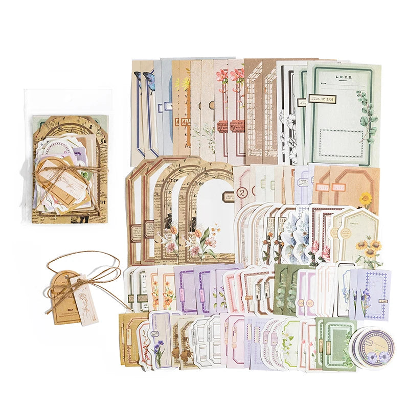 Vintage Scrapbook Paper Kit