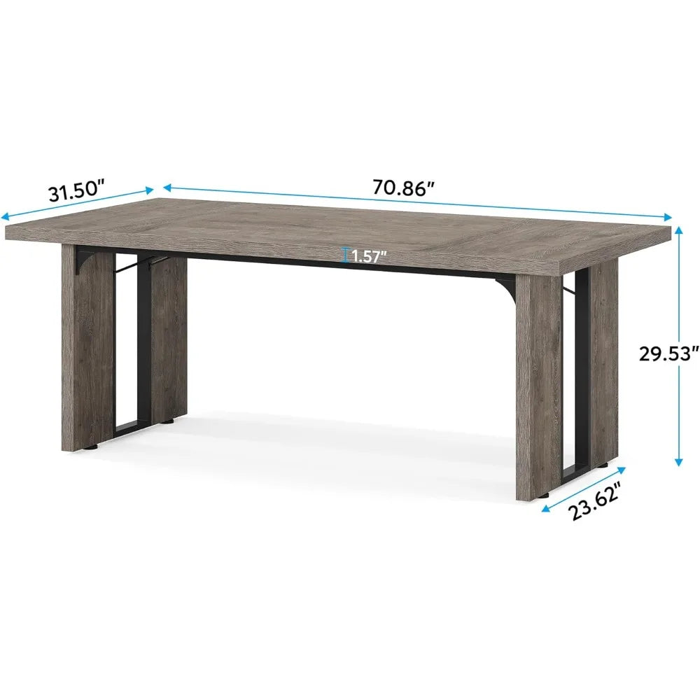 MKDK 70.9-Inch Executive Office Desk