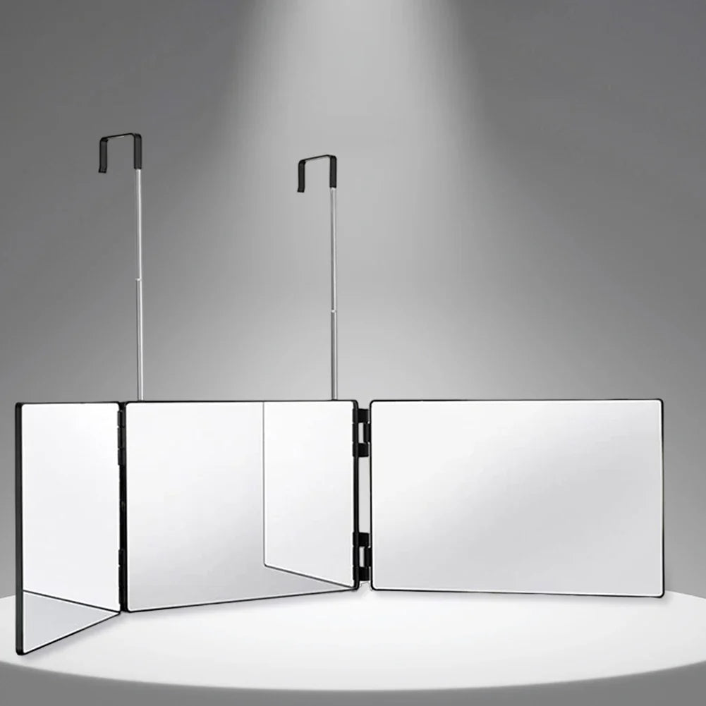LED 3-Way Trifold Haircut Mirror