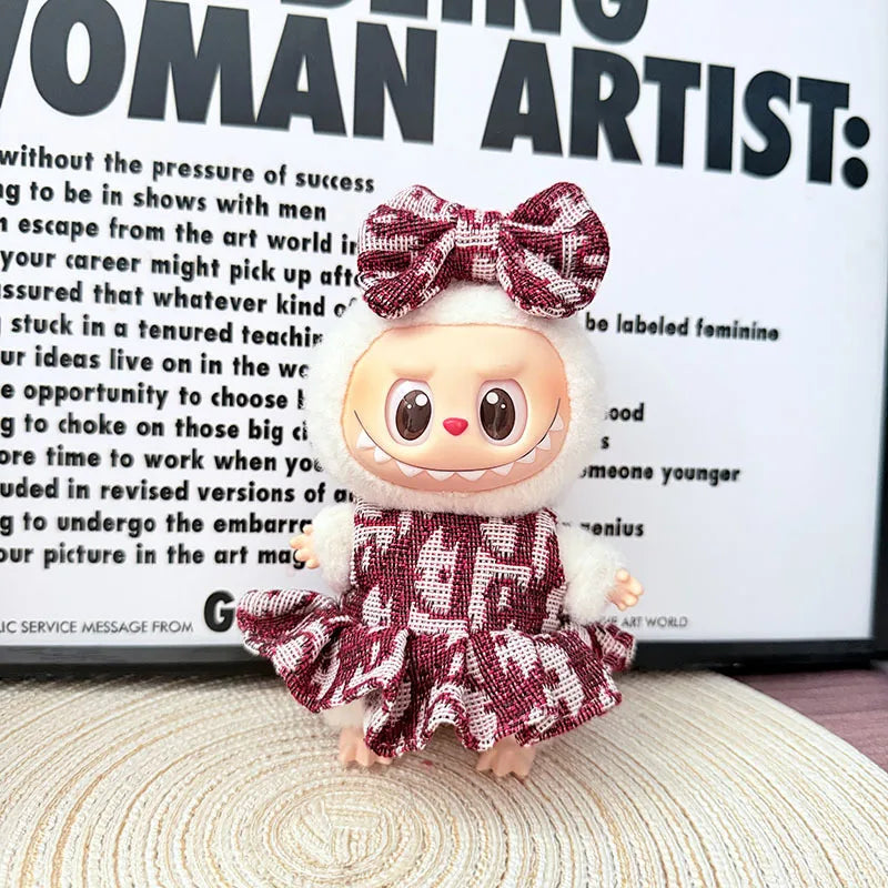 Labubu Luxury Bow Dress Set