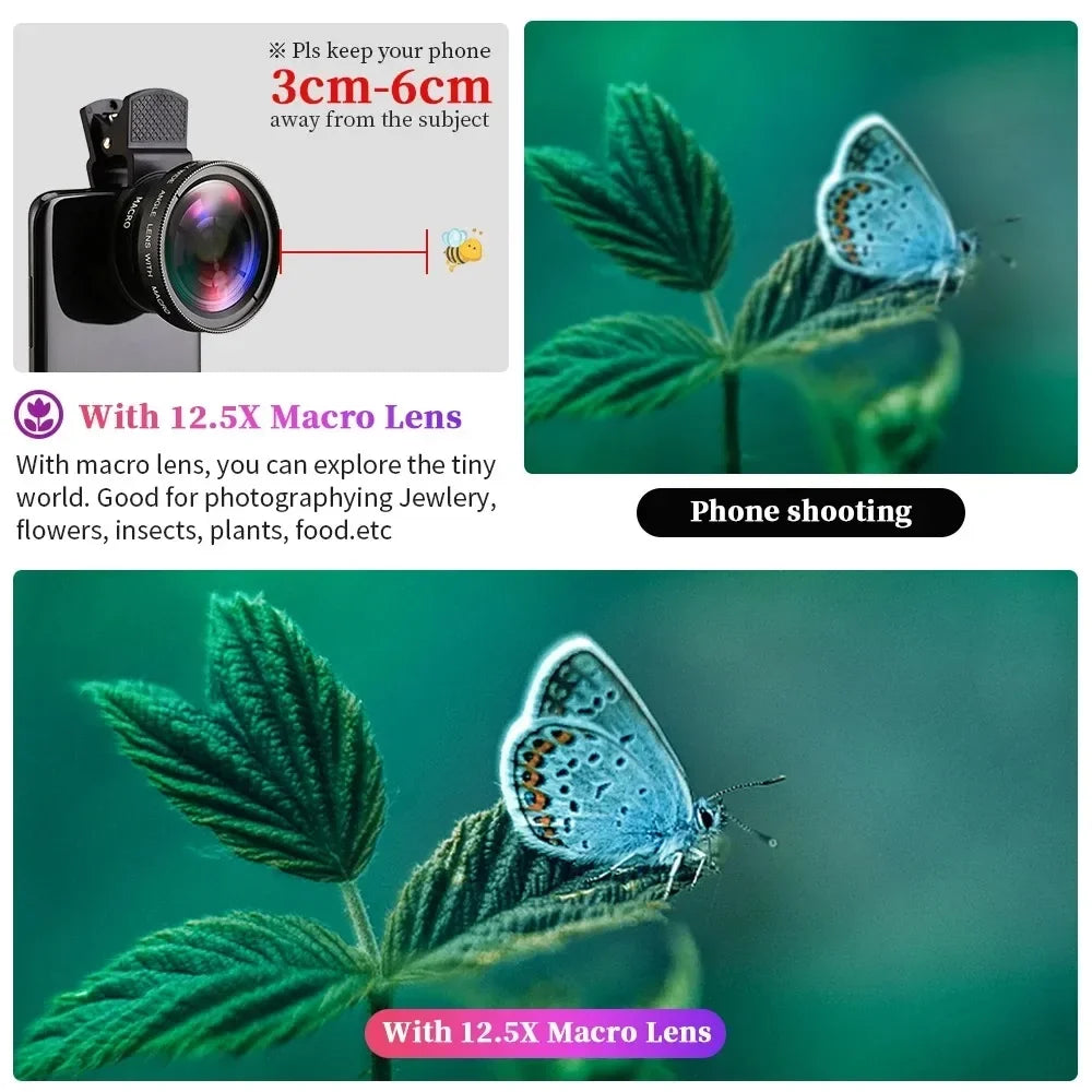 2-in-1 Wide & Macro Lens