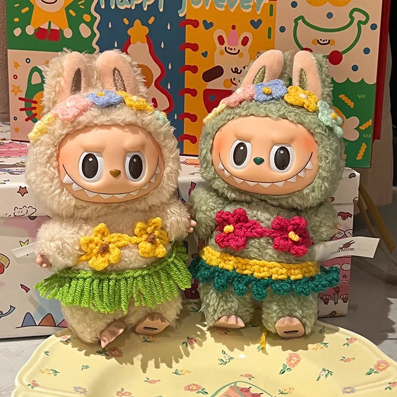 Labubu Bib & Hairband Outfit Set