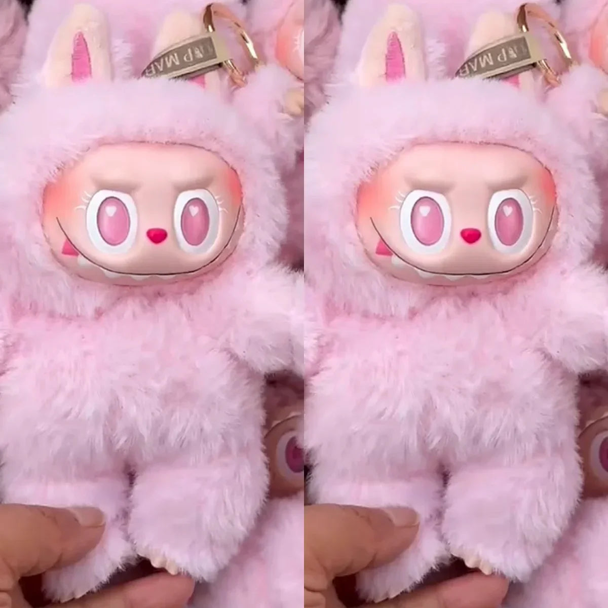2025 Pink Angel Labubu Replica Doll