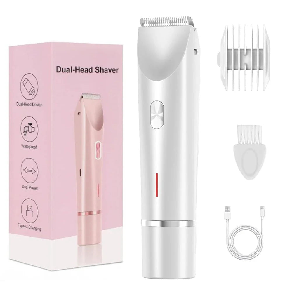2-In-1 Waterproof Women Electric Shaver