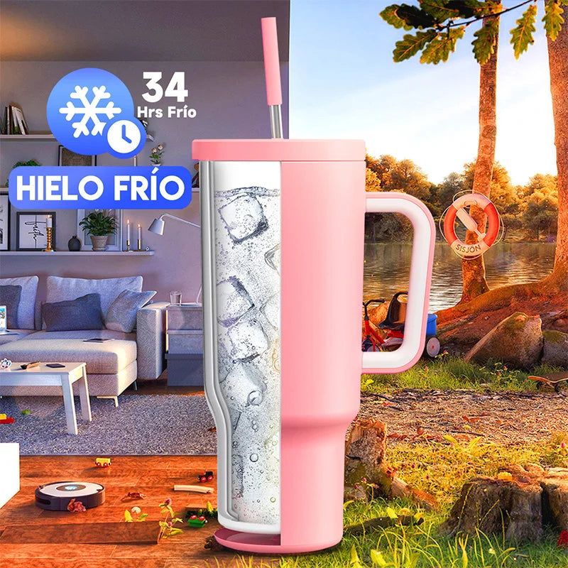 Meoky 40oz Stainless Steel Tumbler