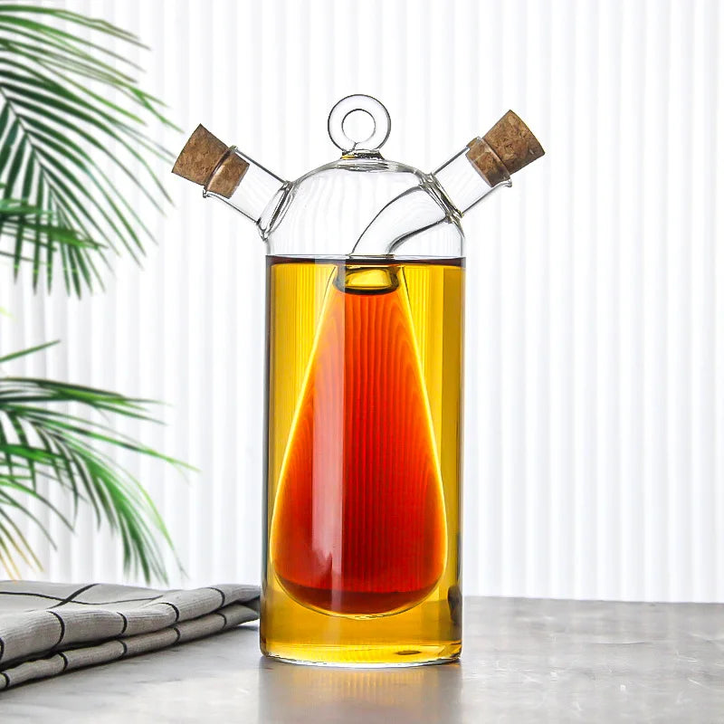 2-in-1 Glass Oil Jug