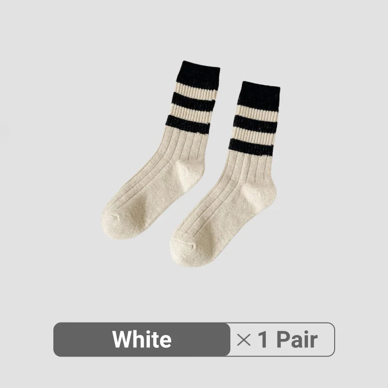Women’s Striped Knitted Socks