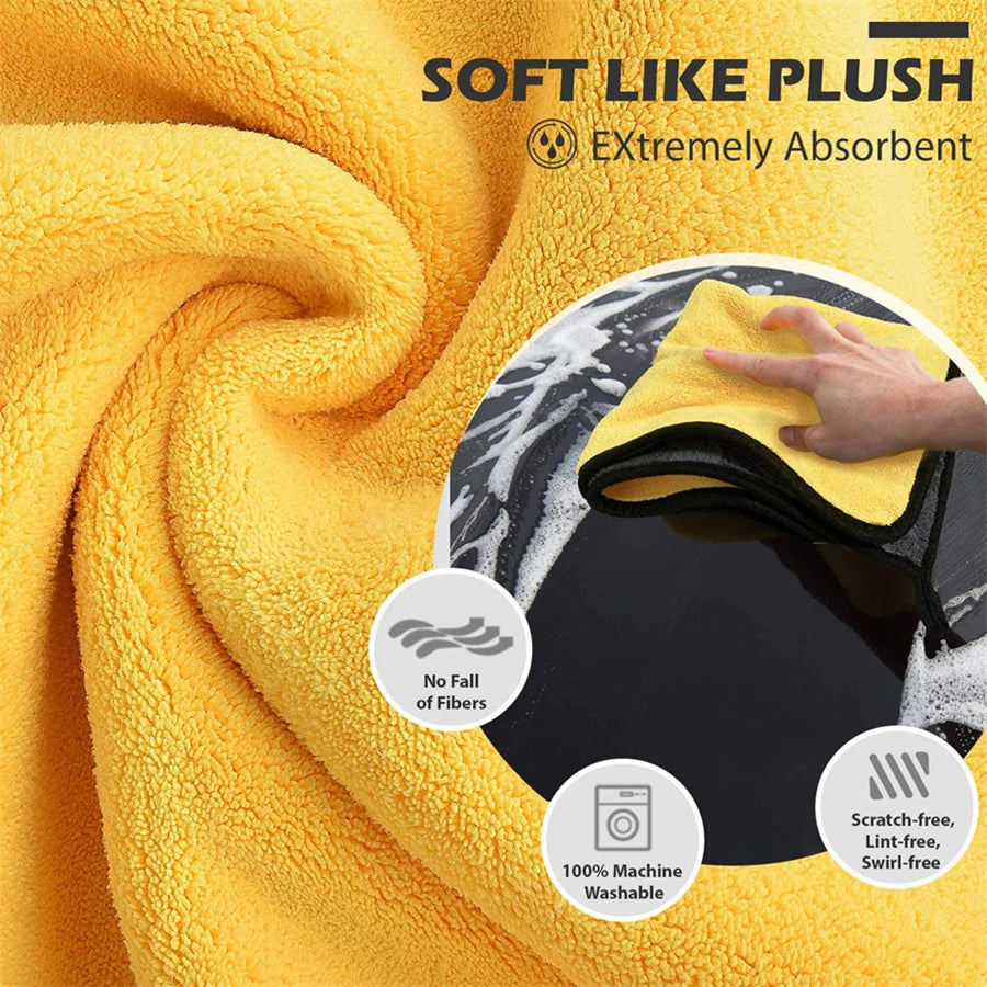 Microfiber Cleaning Towels Set