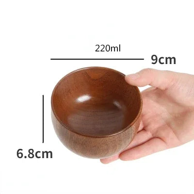 Small Wooden Tableware Bowls
