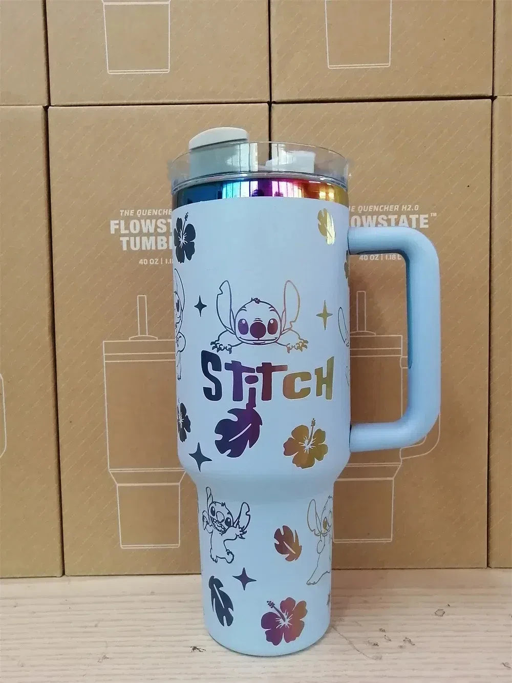 Bandai Miniso Stitch Stainless Steel Tumbler