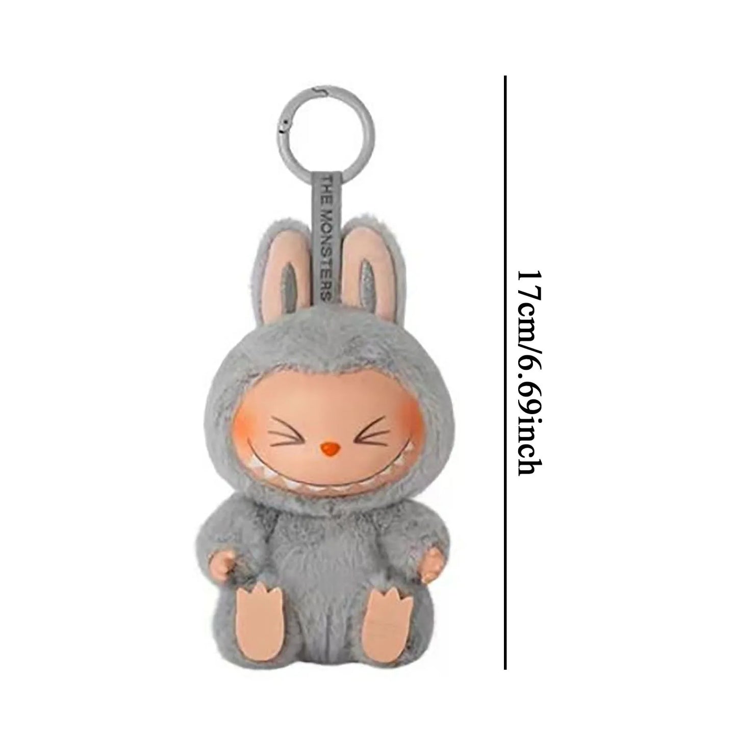 Labubu 2.3 Flocking Pendant Keychain