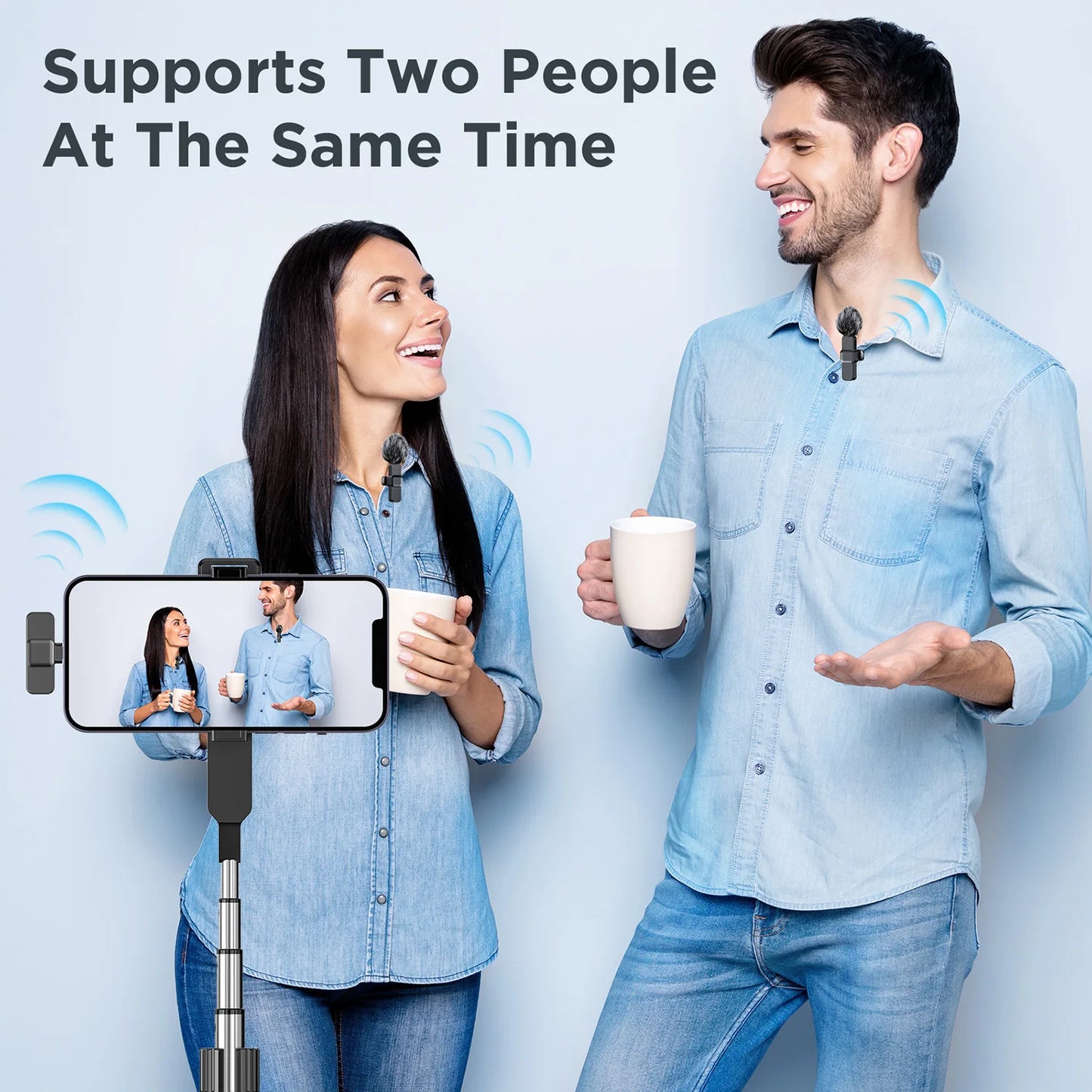 SNZIYAG K10 Wireless Lavalier Microphone