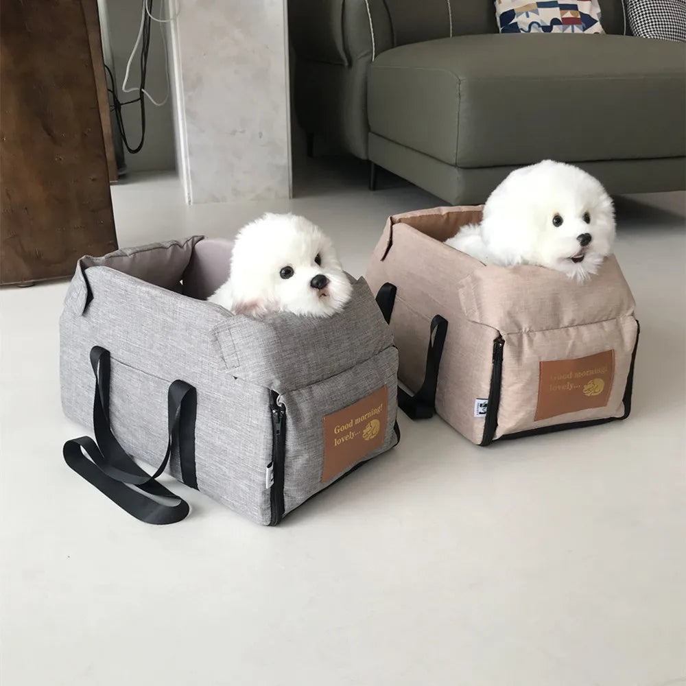 Portable Dog Car Seat Bed