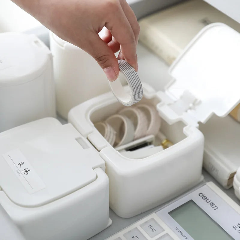 Pop-Up Cotton Swab Organizer