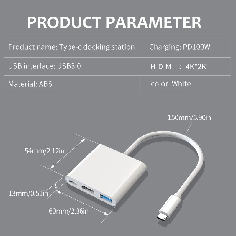 Gopala USB-C to HDMI Multiport Adapter