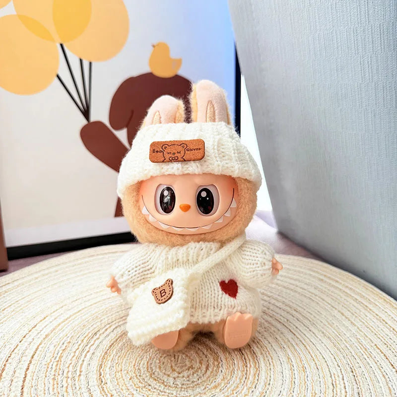 Labubu Baby Sweater Dress Set