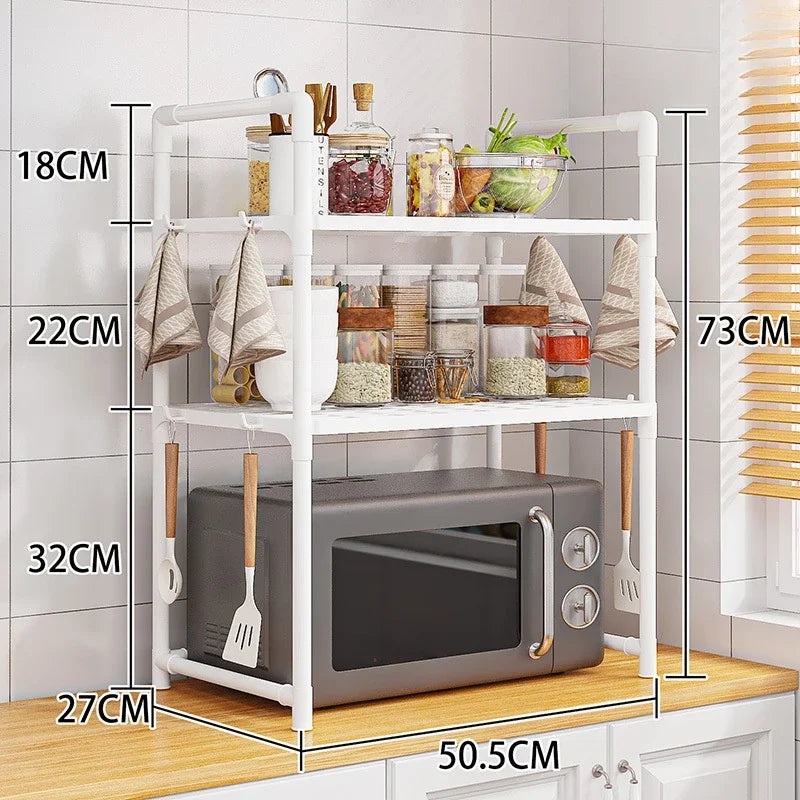 Multi-Layer Kitchen Organizer Shelf