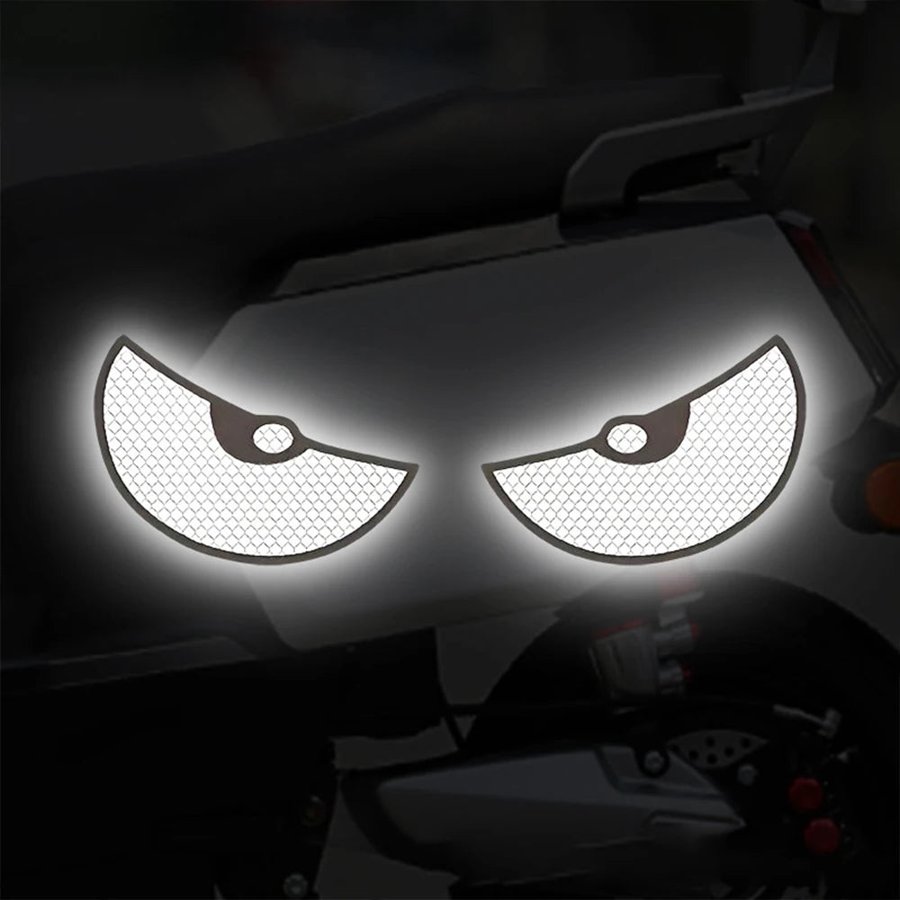 Reflective Devil Eye Car Stickers