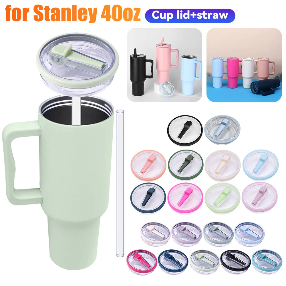 40oz Tumbler Flip Straw Lid