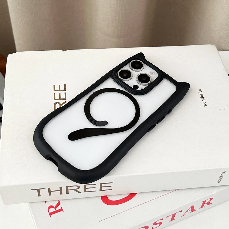 3D Cat Ear iPhone Case