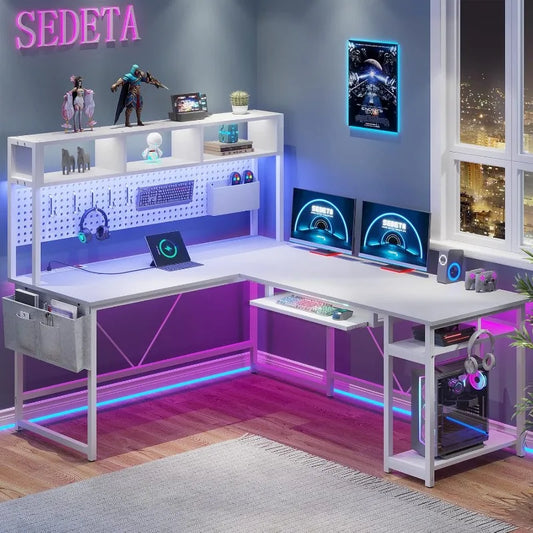 SEDETA L-Shaped Gaming Desk