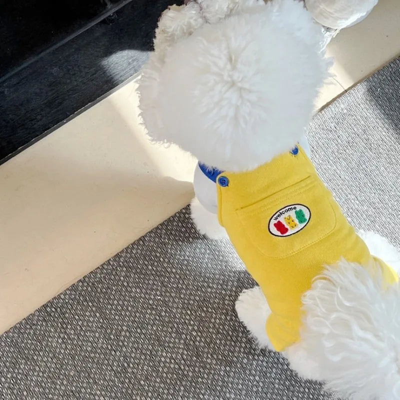 Summer Cute Dog Jumpsuit