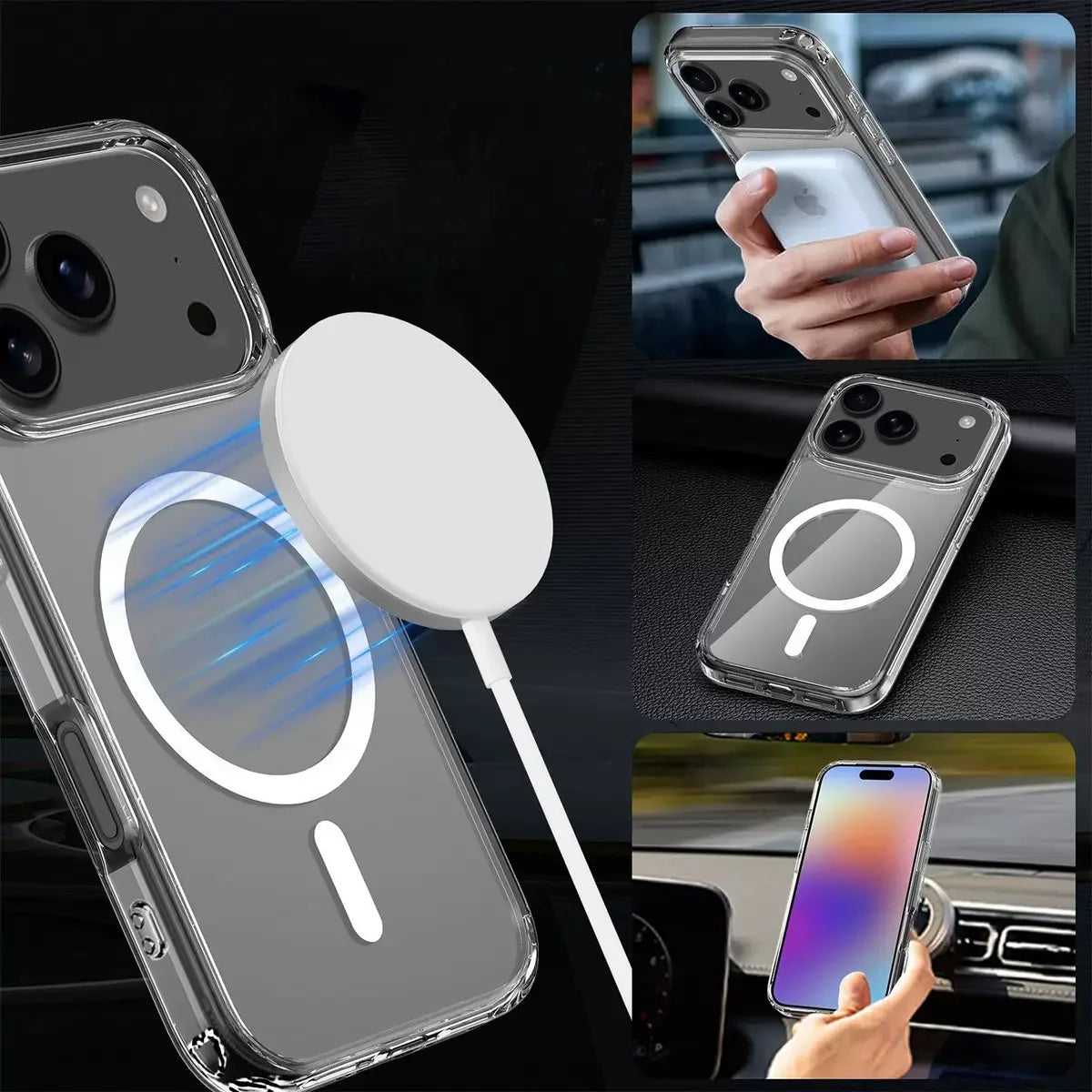 Shockproof Crystal iPhone 17 Case