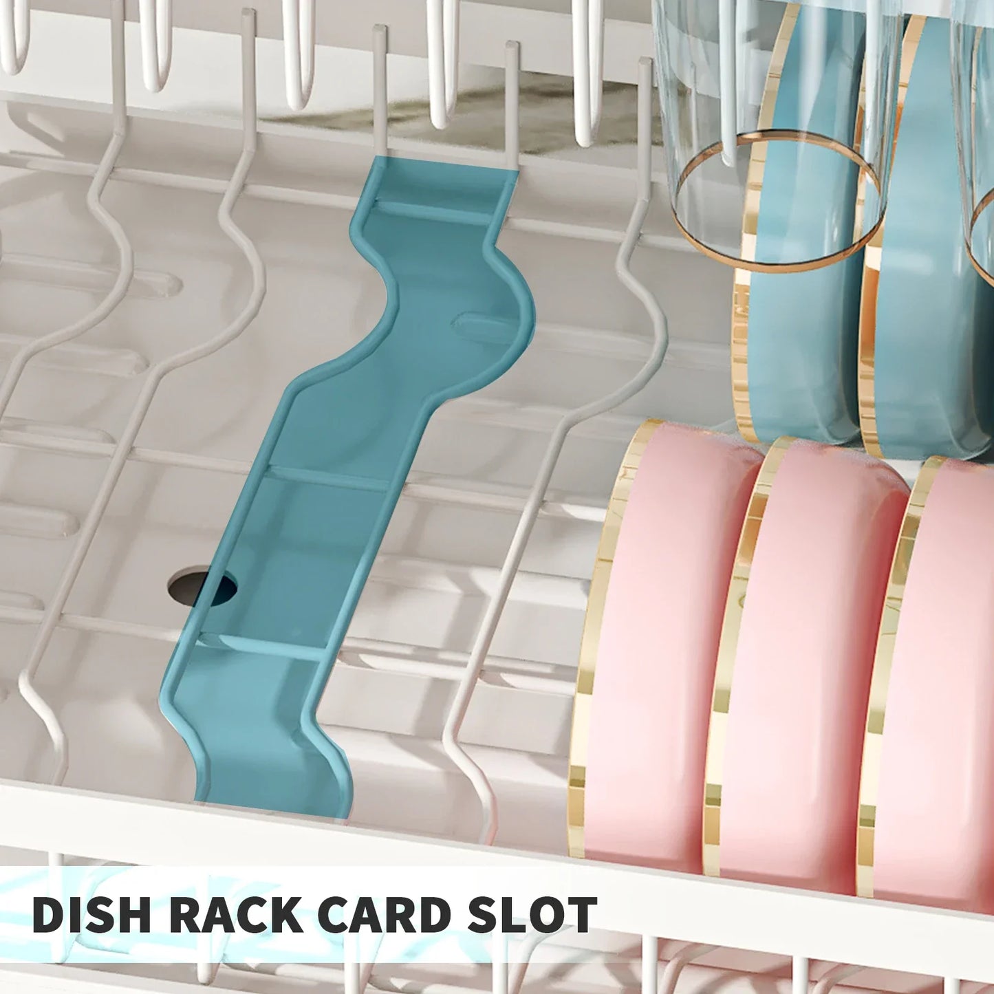 Dish Rack with Utensil Holder