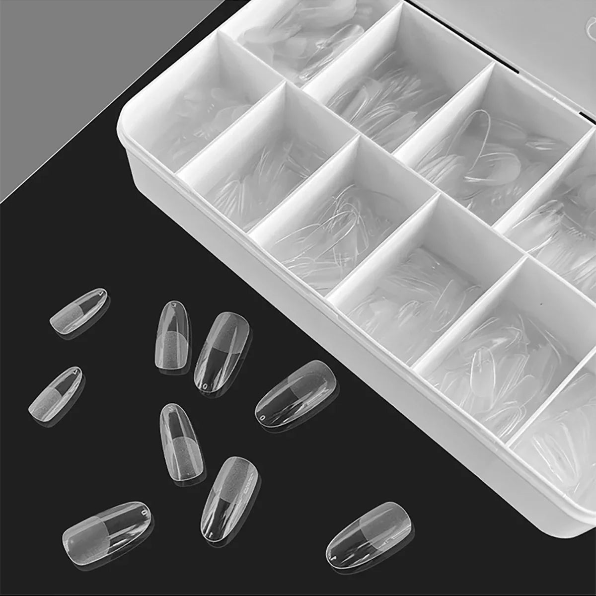 550Pcs Gel Nail Tips Set