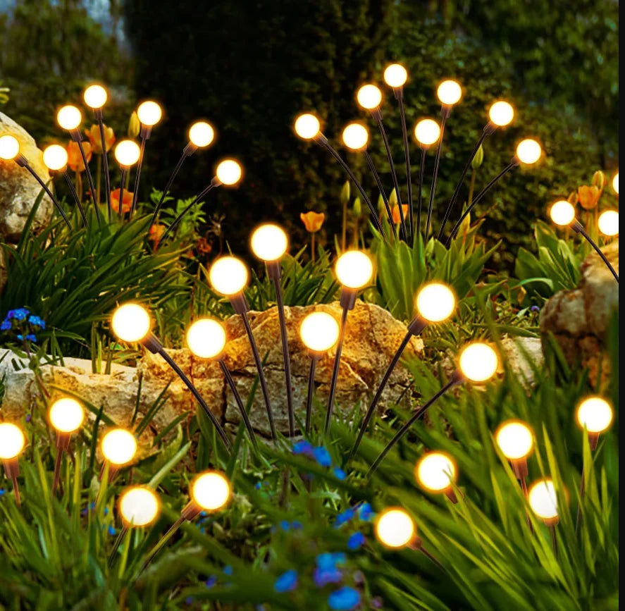 Solar Firefly LED Garden Lights