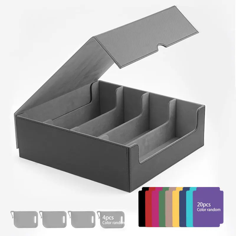 Leather Trading Card Storage Box