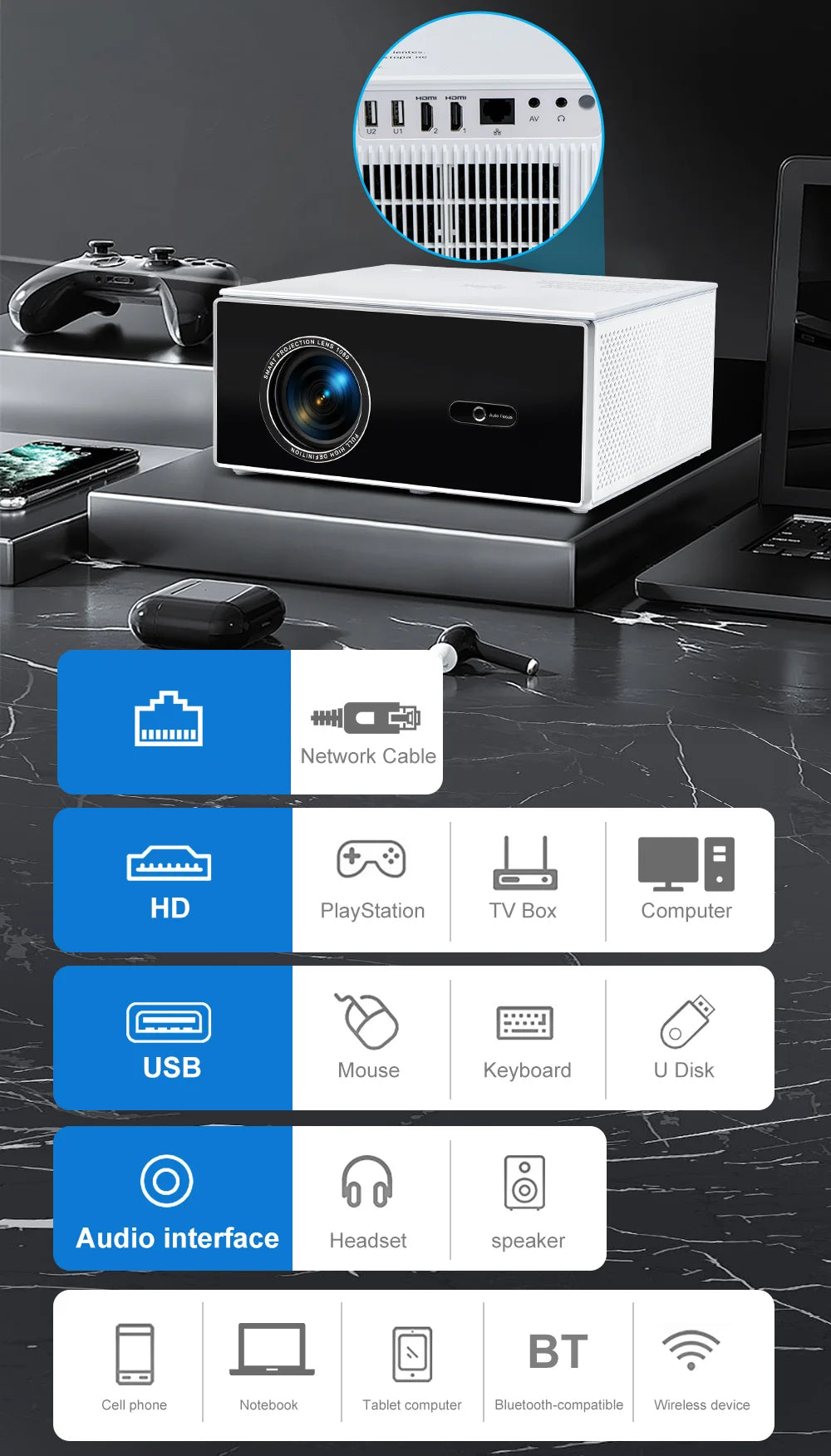 ThundeaL TDA7 Full HD Projector