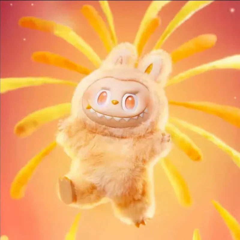 For Labubu Heartbeat Macaron Face Blind Box Figurine