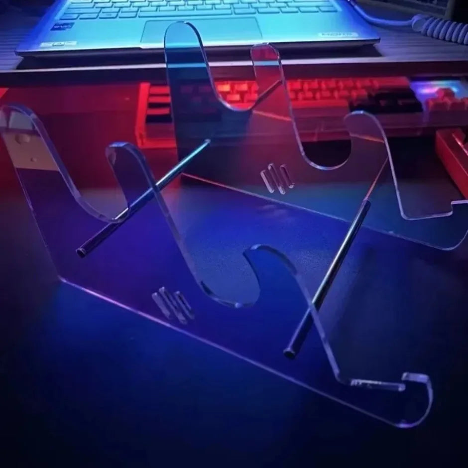 Transparent Acrylic Keyboard Stand