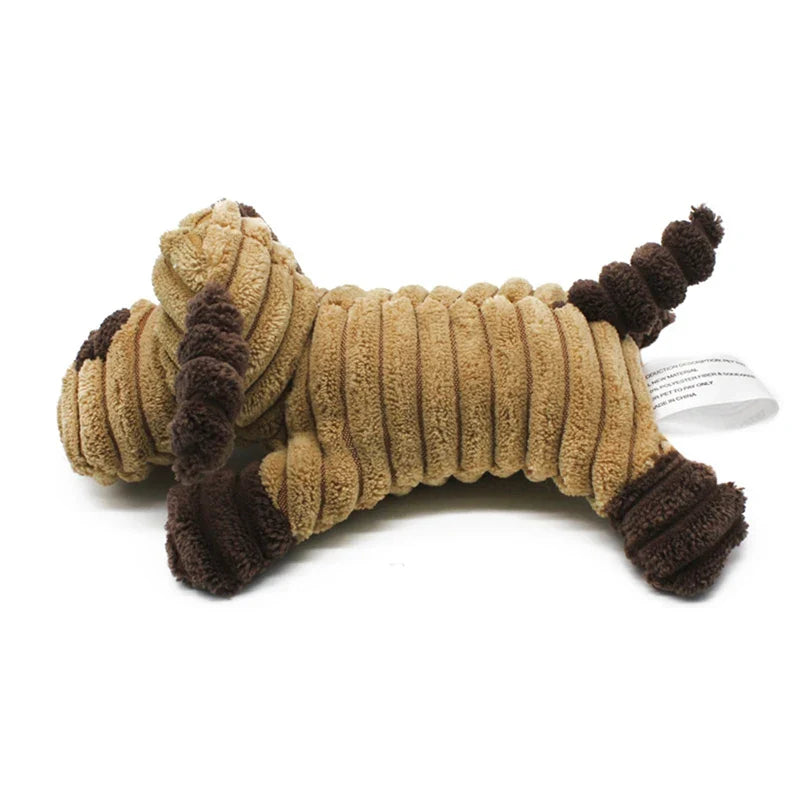Squeaky Bear Plush Dog Toy