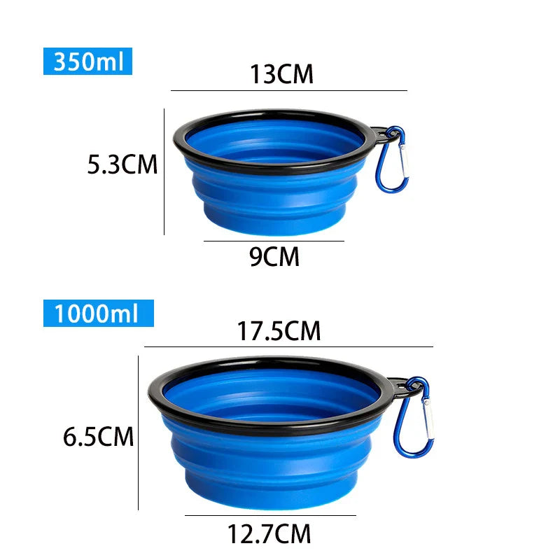 Portable Folding Silicone Pet Bowl