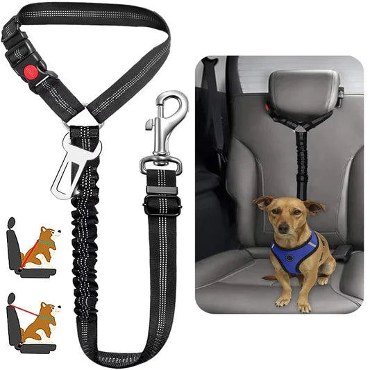 HOBBAGGO 2-in-1 Dog Harness Seatbelt