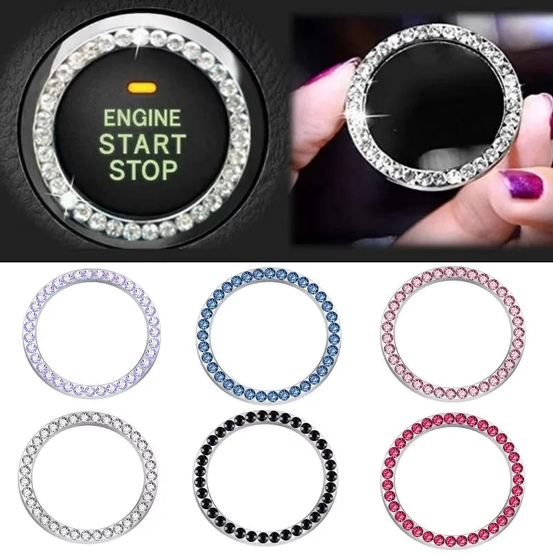 Car Start Button Decoration Ring