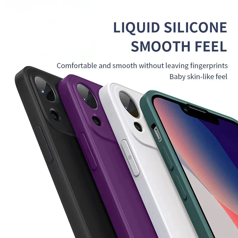 Liquid Silicone Soft iPhone Case