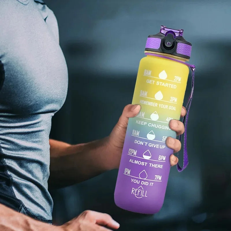 Colorful Plastic Water Bottle For Gym